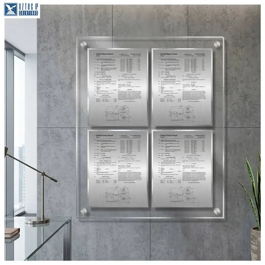 Floating wall plaque