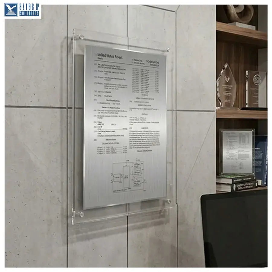 Floating wall plaque
