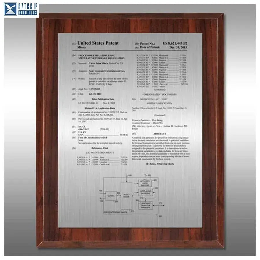 Cherry gloss plaque