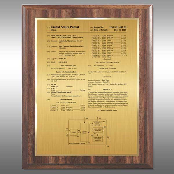 WF-EZ13-Gold Patent front Page