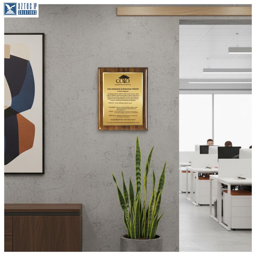 Mission Statement Plaque - Walnut WP-MS15EZG