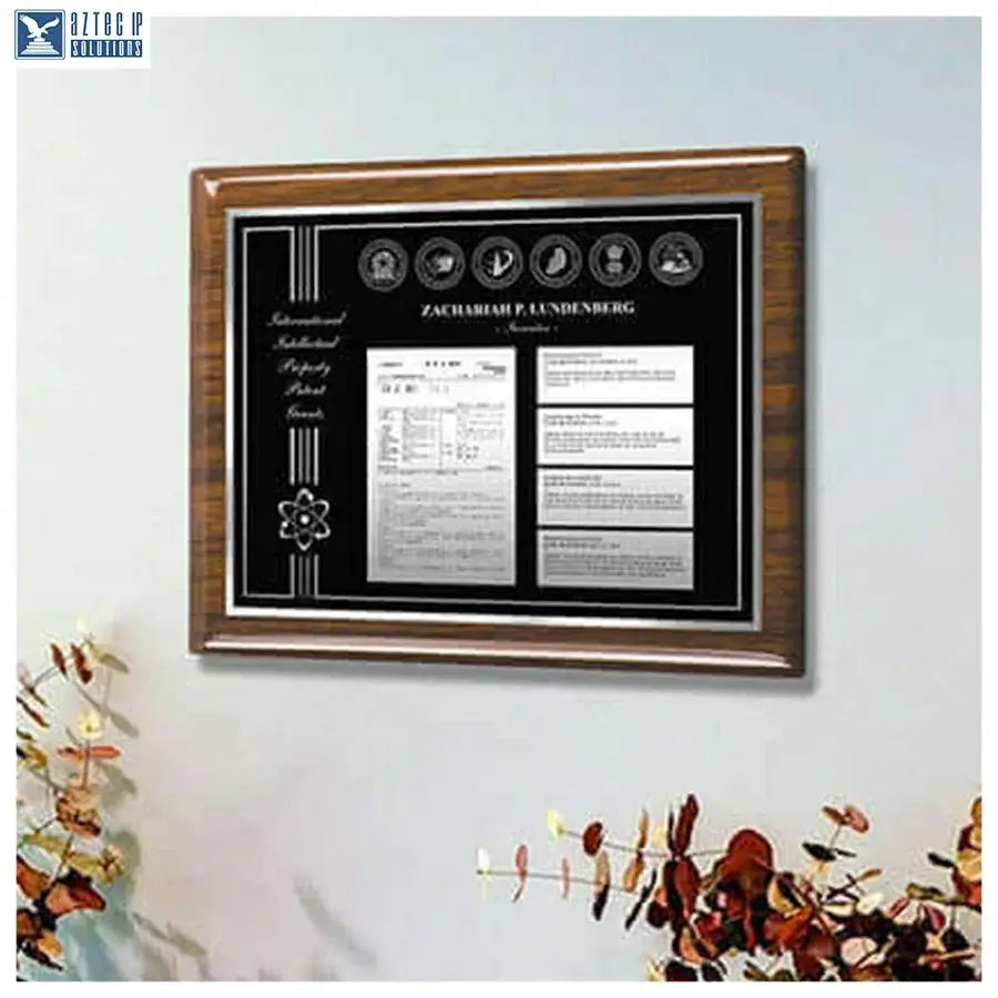 Patent plaque