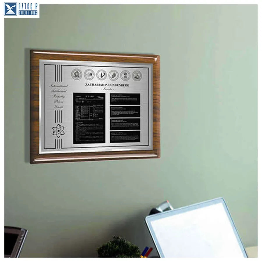 Patent plaque