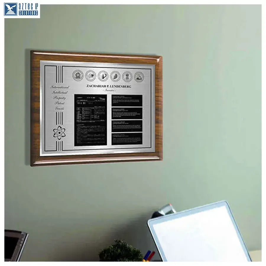 Patent plaque