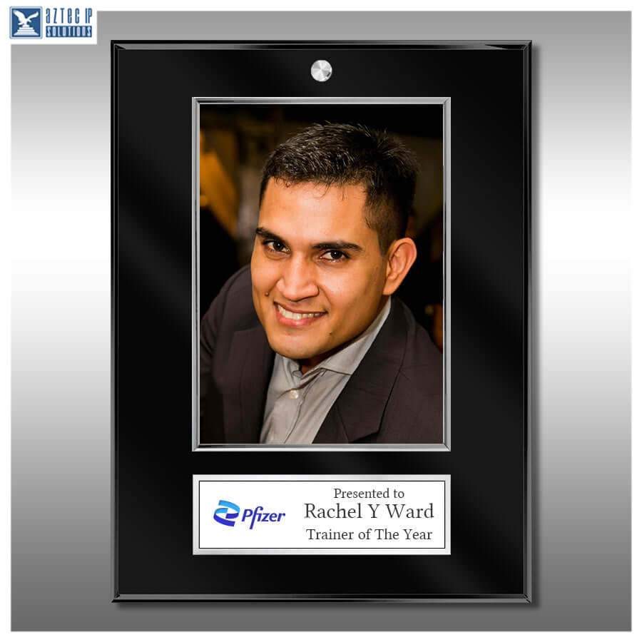 Photo Plaque - 5 in x 7 in Photo | 9 in x 12 in Pfizer