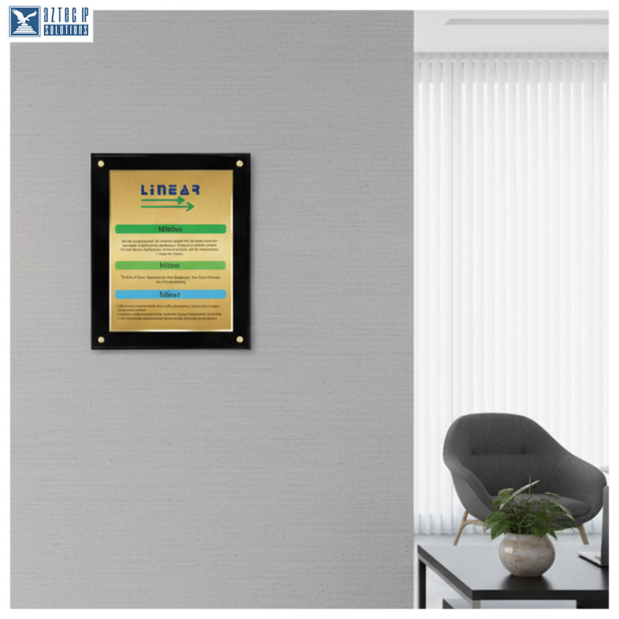 Mission Statement Plaque - BlackLucite® BlK-MS912