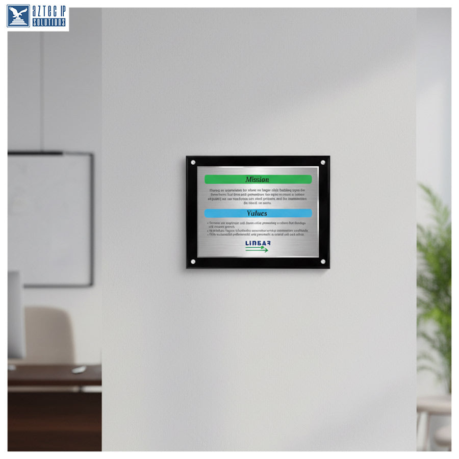 Mission Statement Plaque - BlackLucite® BlK-MS912