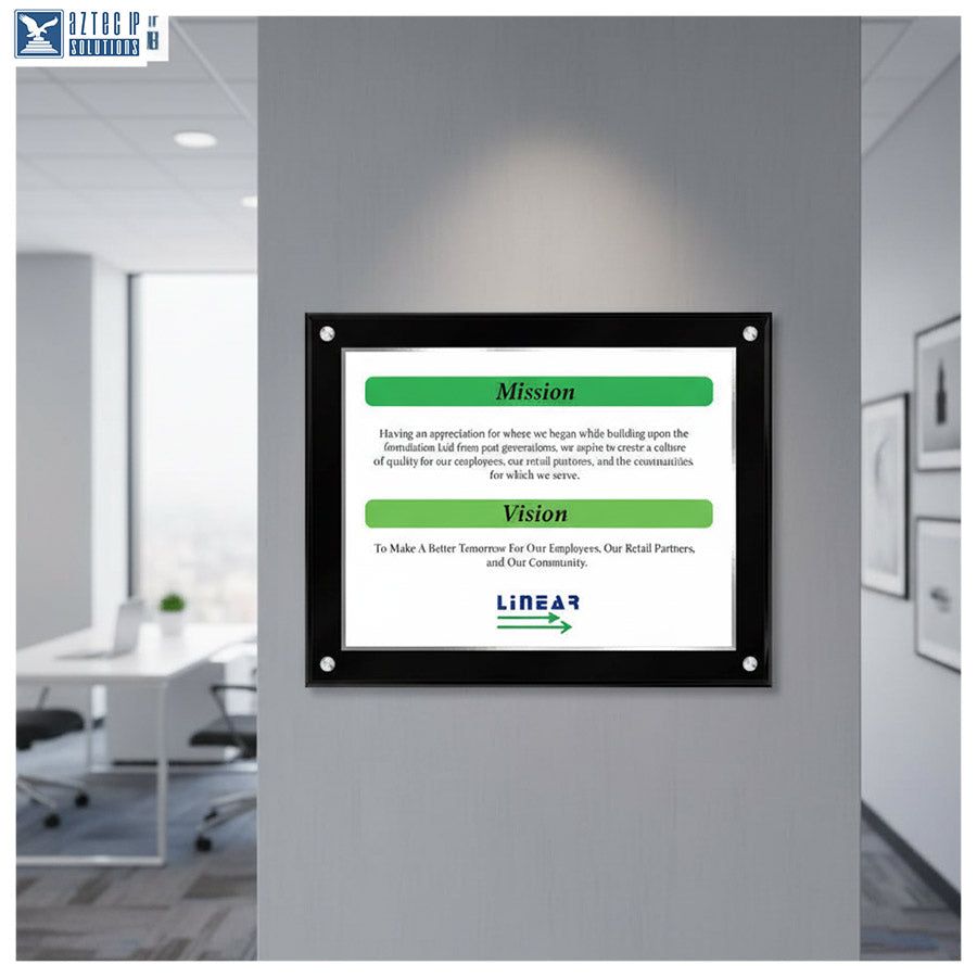 Mission Statement Plaque - BlackLucite® BlK-MS912