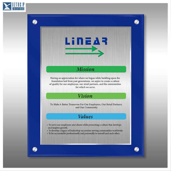 Logo Engraved Plaque