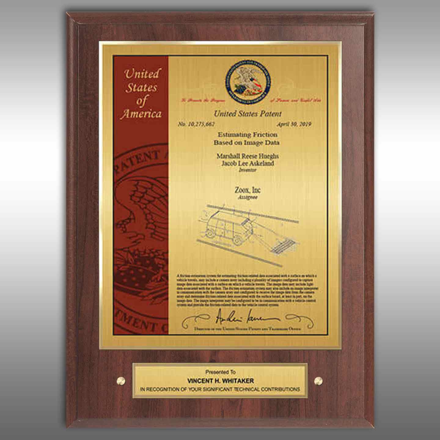 Personalized innovation plaque