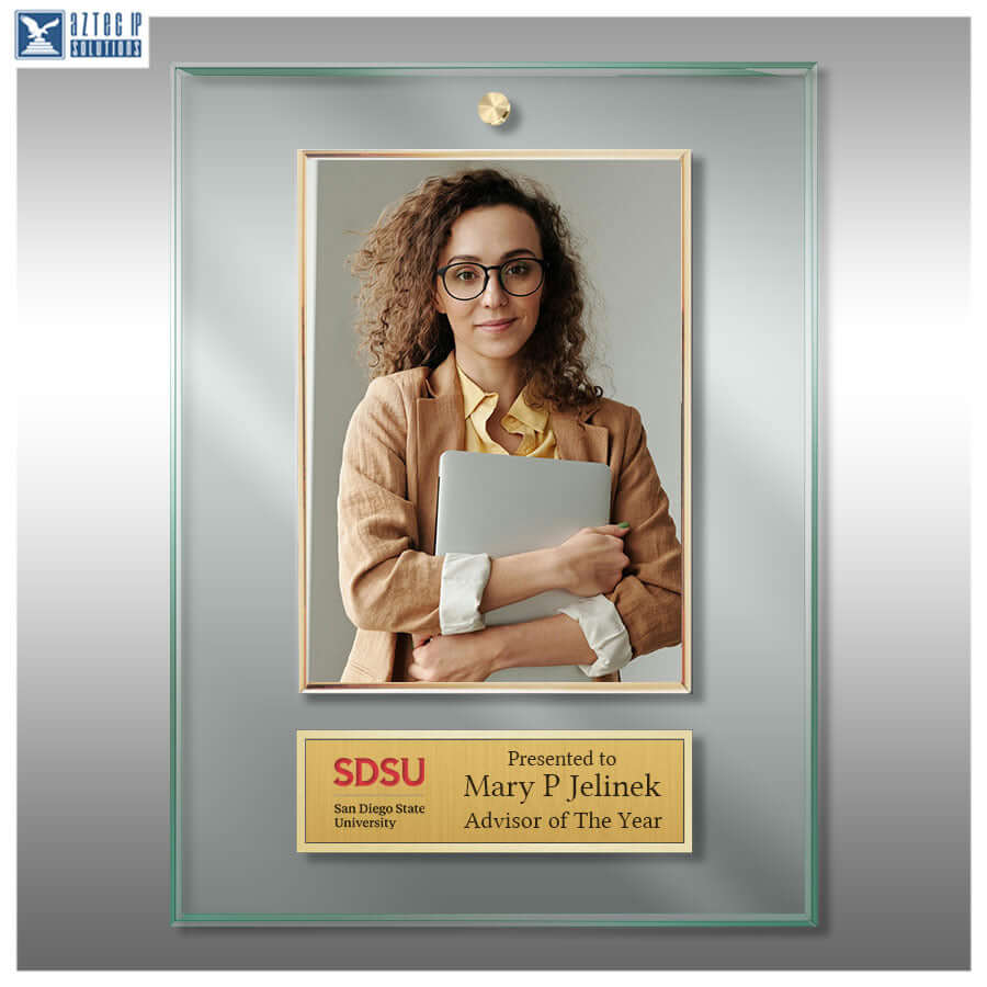 Photo Plaque 9 in x 12 in Jade Lucite® - Portrait | JL-FP912EZG
