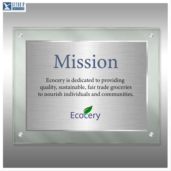 Mission Statement Plaque