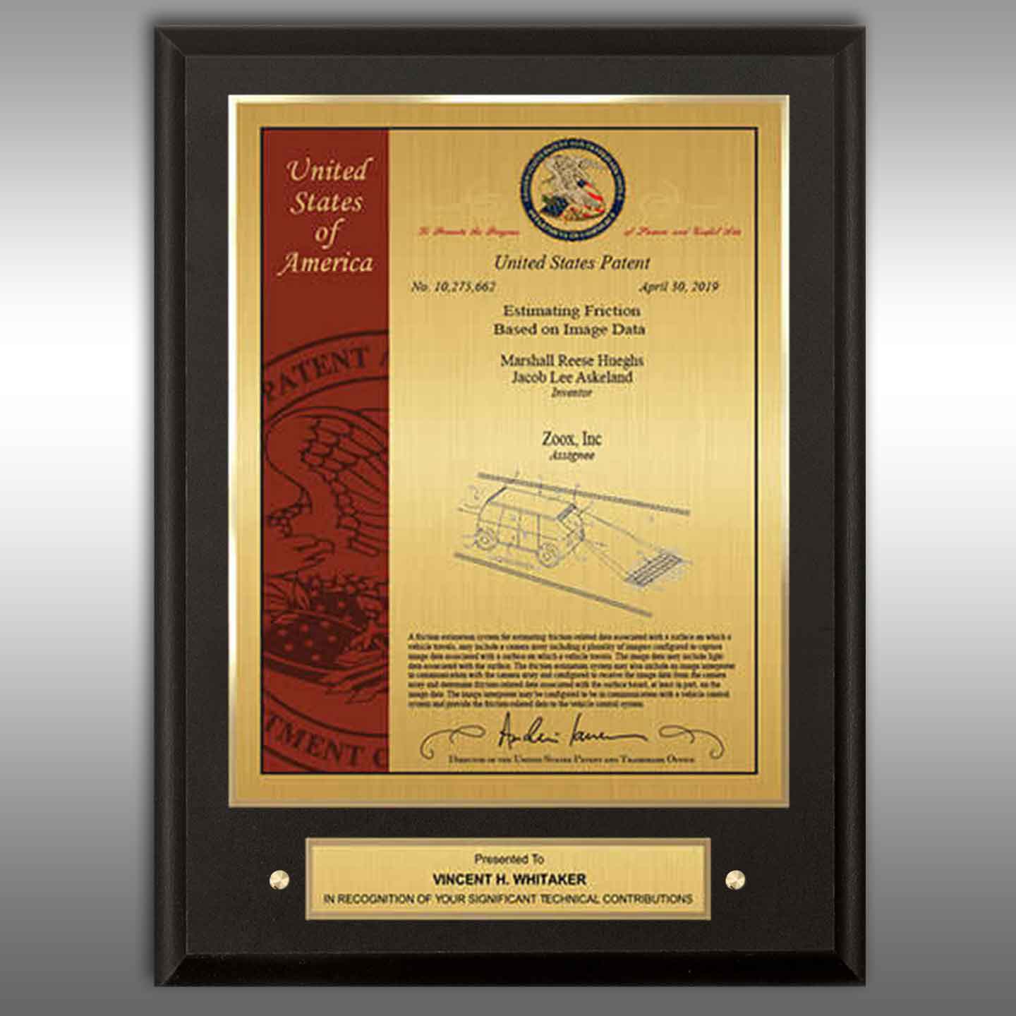 R&D commemorative plaque