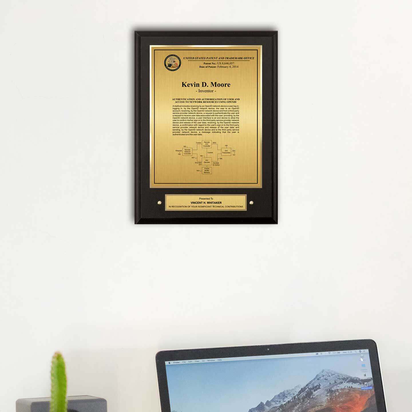 Corporate patent award