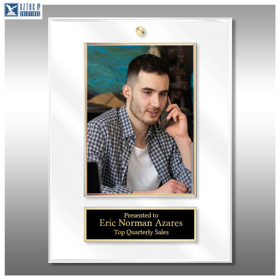 Photo Plaque - 5 in x 7 in Photo | 9 in x WL-FP912EZG