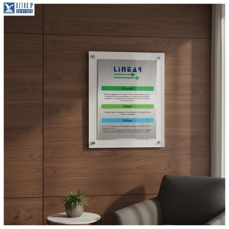 Mission Statement Plaque - WhiteLucite® Wht-MS912