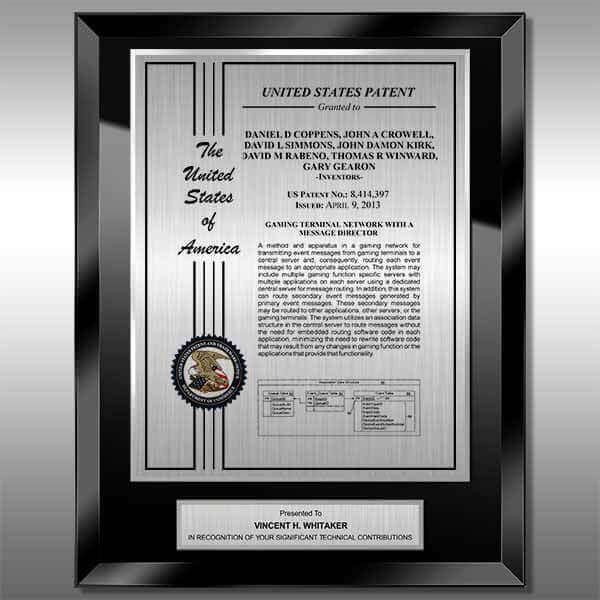 Patent Certificate