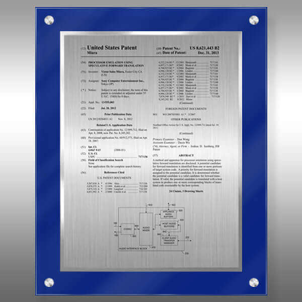 Patent Front Page