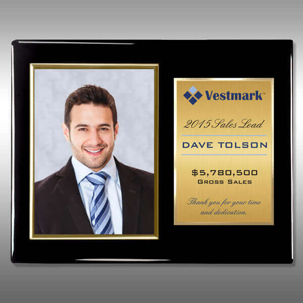 Photo Plaque-Black Piano BP-FP12EZG Gold-H