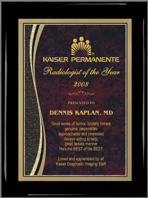 brass plated steel plaque