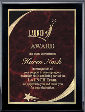 black piano finish award