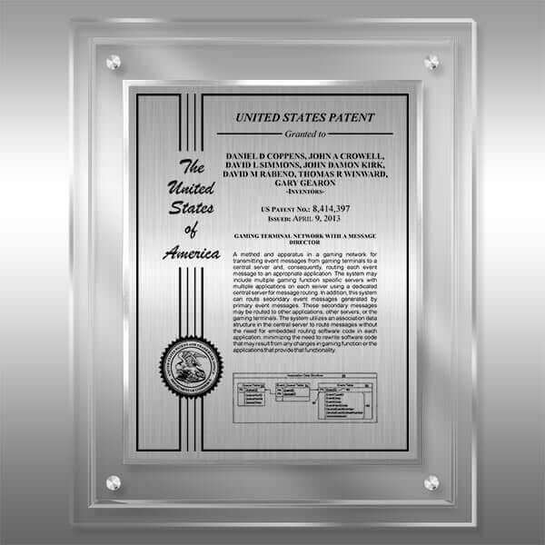 Patent Certificate