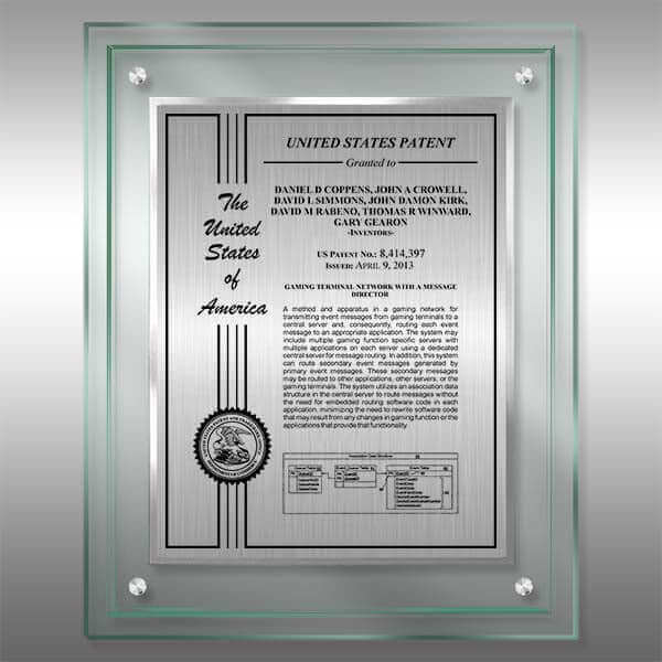 Patent Certificate