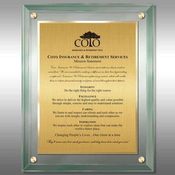 Corporate Vision Display