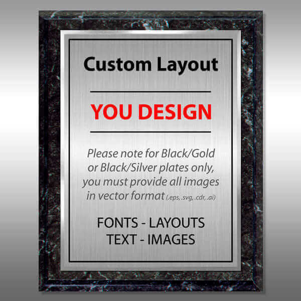 Patent Plaque - Marble Finish MF-EZG13