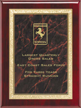 Executive award plaque