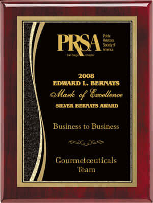 corporate award plaque