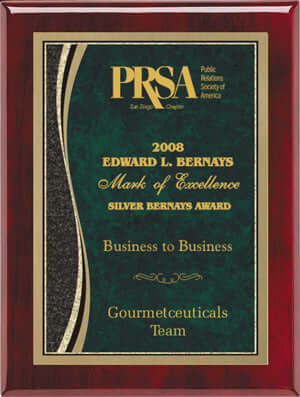 Corporate recognition plaque