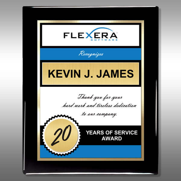 Service Plaque SA-B10 Gold