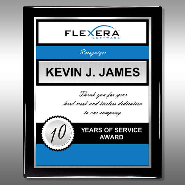 Service Plaque SA-B10 Silver