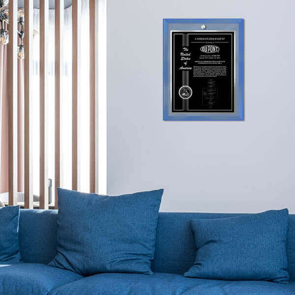Glass Modern Blue MG-BS10Bu Wall
