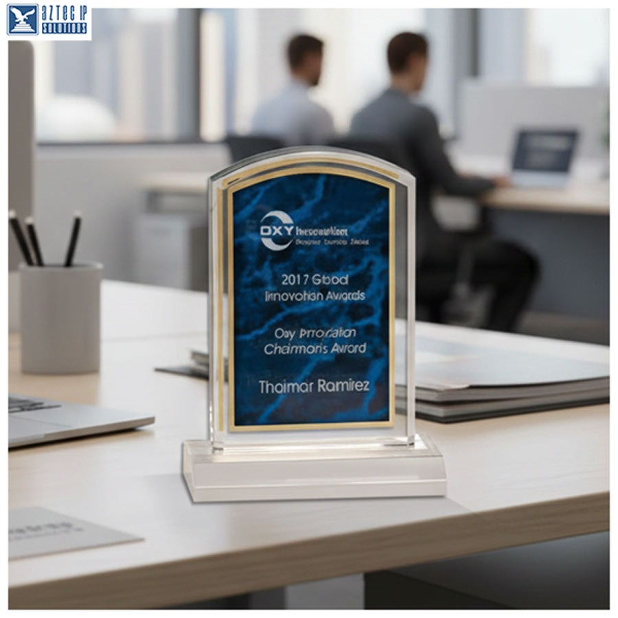 Acrylic recognition award