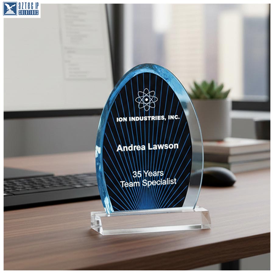 Personalized acrylic plaque