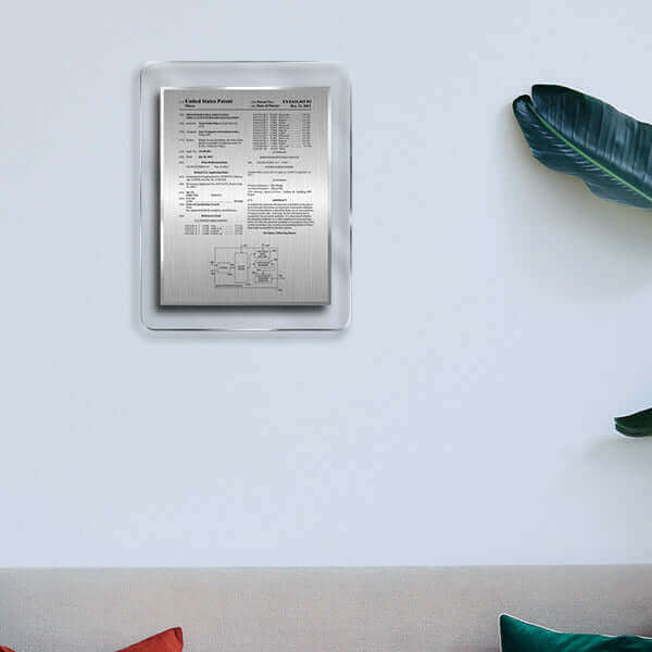 AC1-SuS-R14 Silver Patent Wall