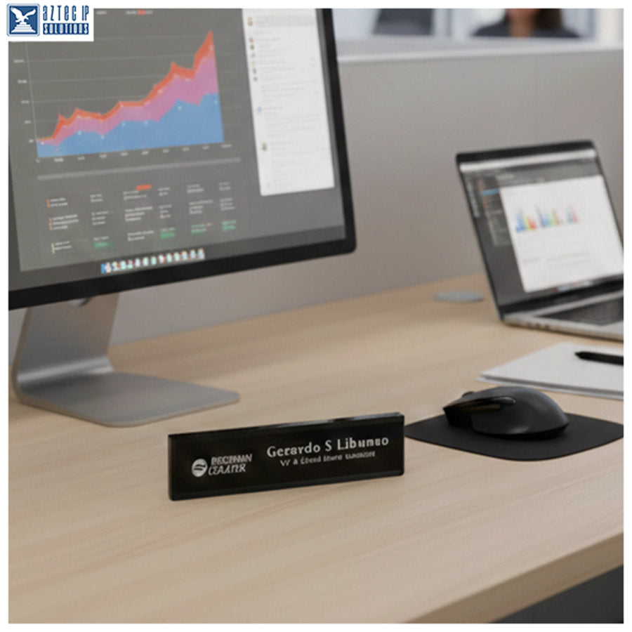 custom acrylic desk sign