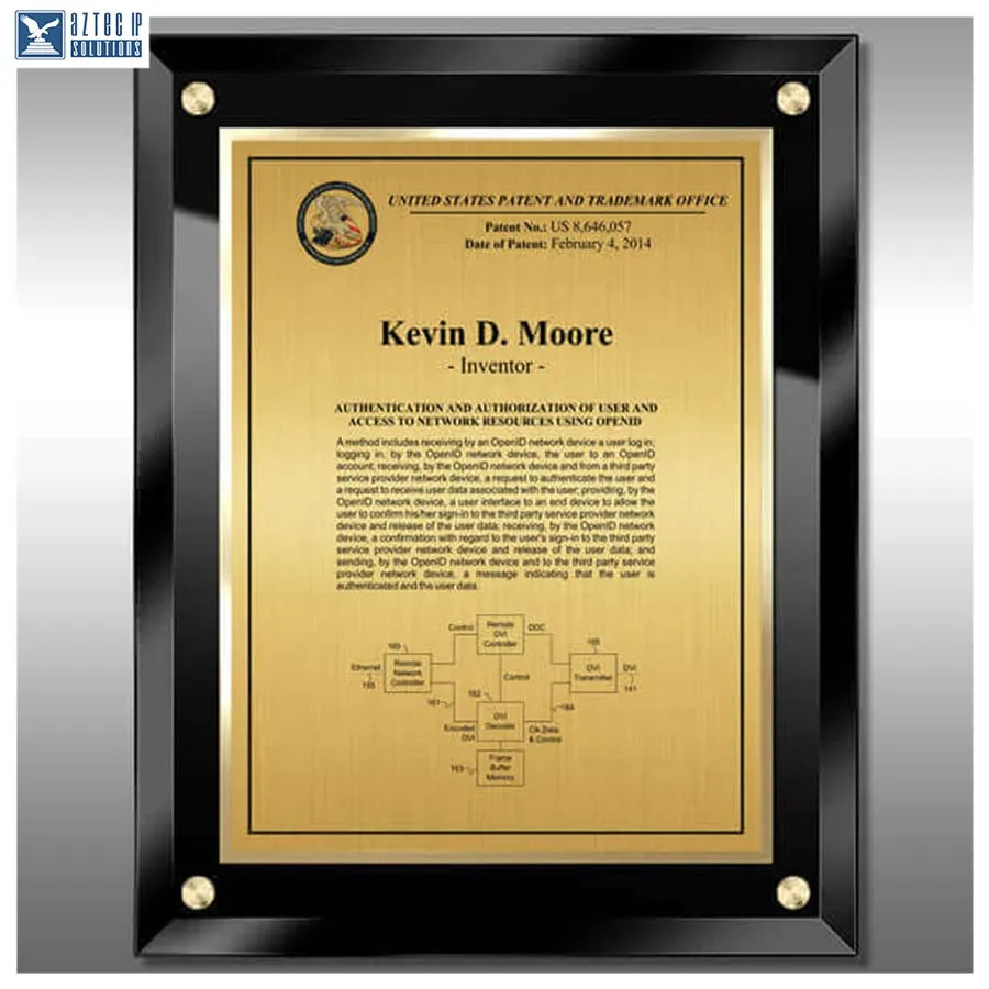 Layout 3 | Inventor Patent - Floating effect plaque