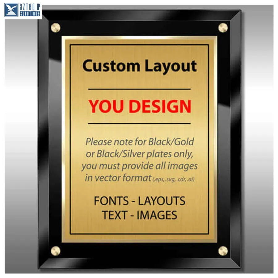 Layout 4 | Custom Layout - Gold trim patent award