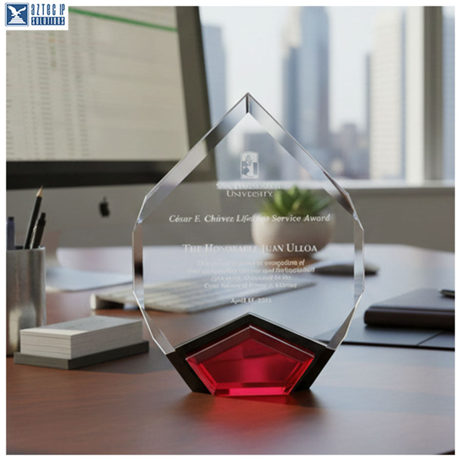 Marquis Diamond Acrylic Recognition Award