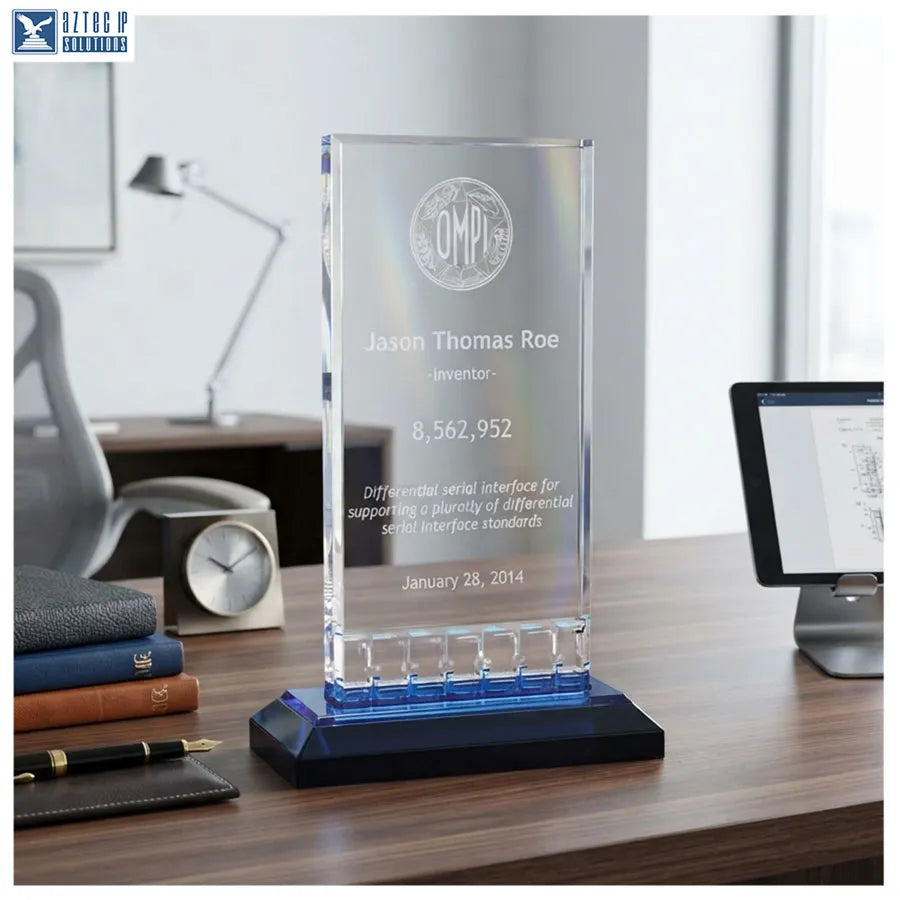 Engraved acrylic plaque