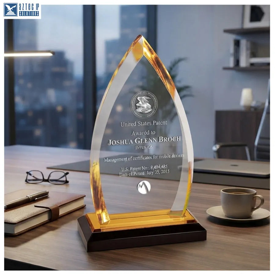 Acrylic patent award