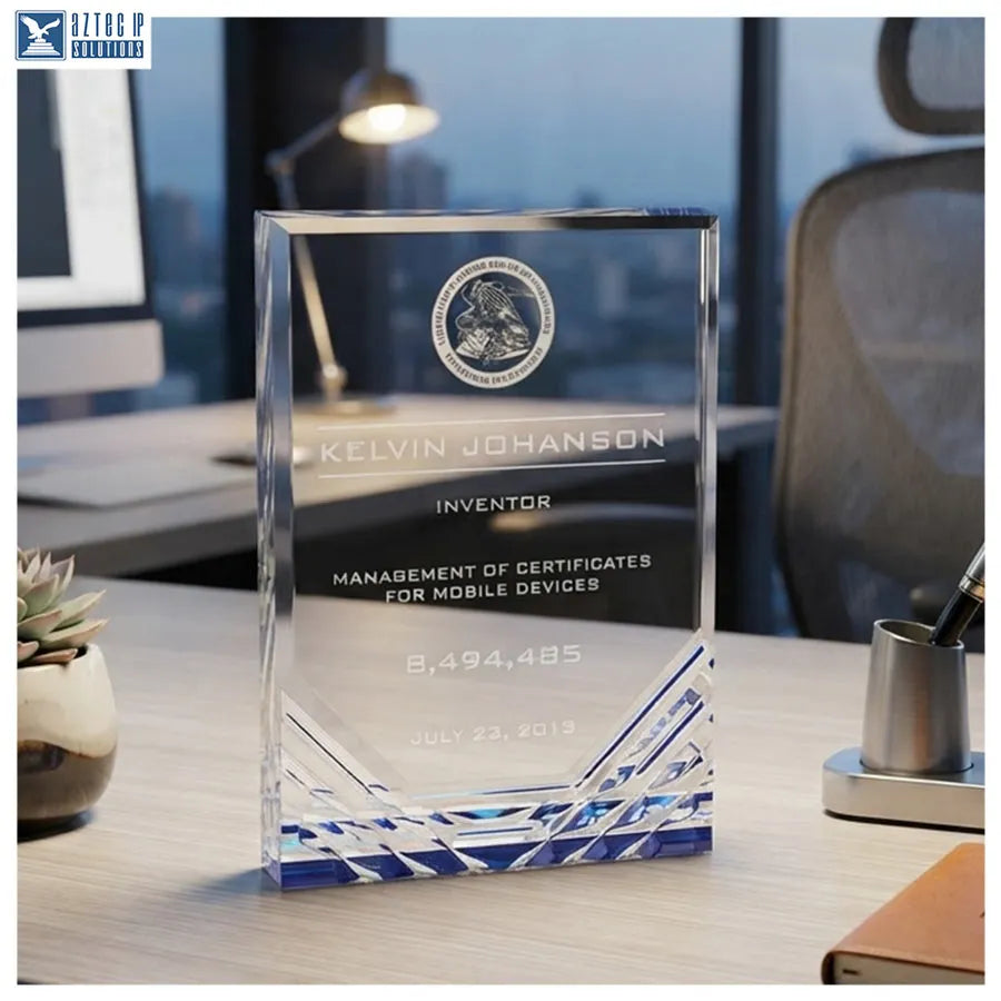 Acrylic patent award