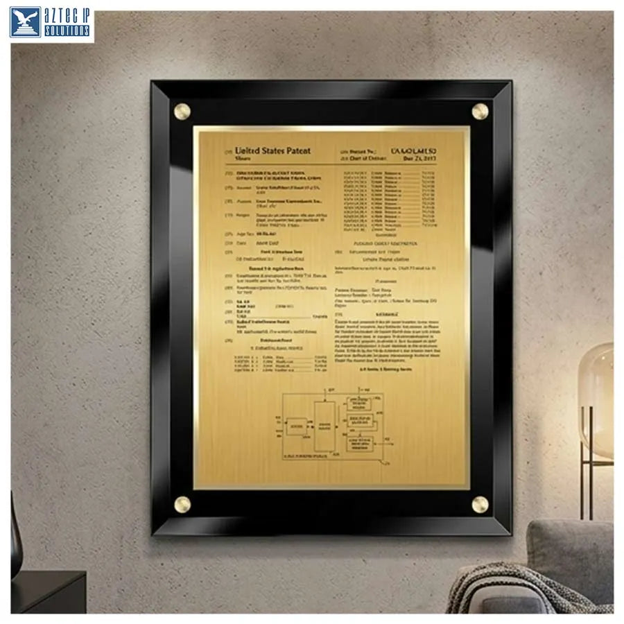 Modern office patent showcase