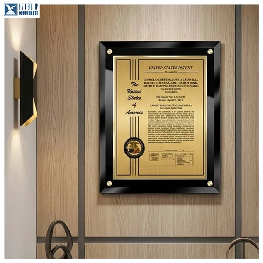USPTO seal plaque