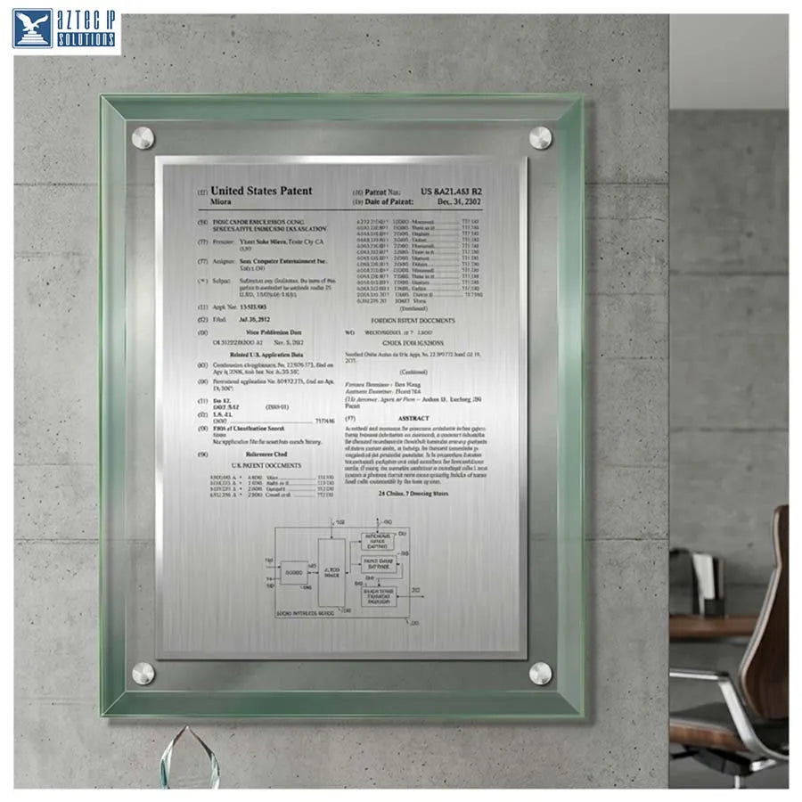 USPTO seal plaque