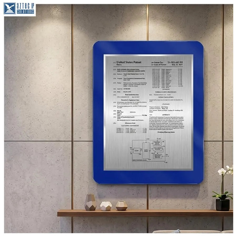 Lucite® Blue Plaque