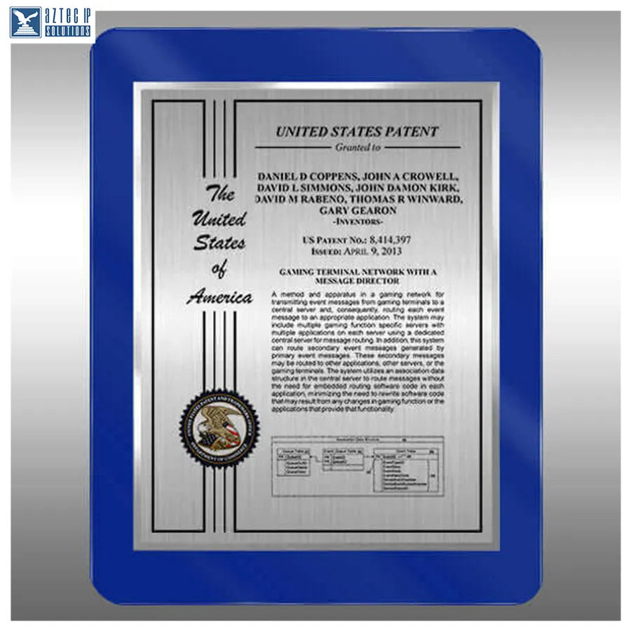 Layout 2 | Patent Certificate - Floating Patent Display